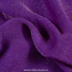 Purple Colour Burburry Georgette fabric