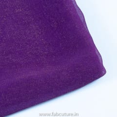 Purple Colour Burburry Georgette fabric
