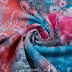 Floral Spun Print Fabric