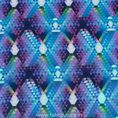 Geometric Spun Print Fabric