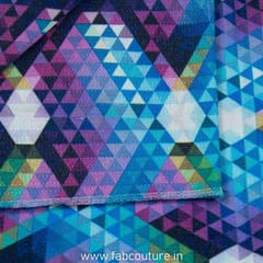 Geometric Spun Print Fabric