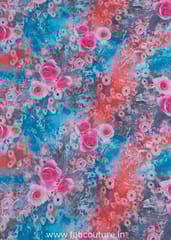 Floral Spun Print Fabric