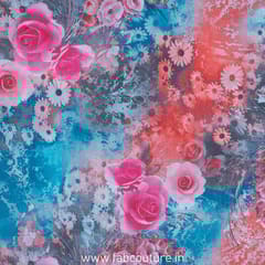 Floral Spun Print Fabric