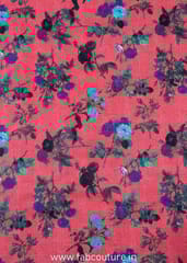 Floral Spun Print Fabric