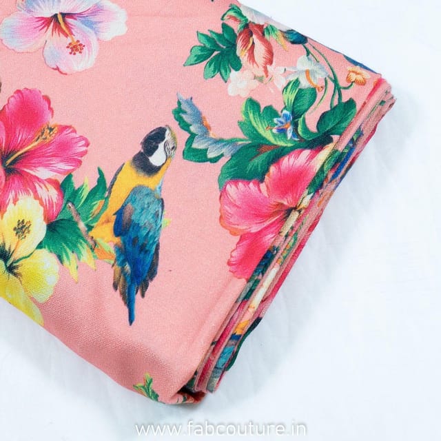 Floral Spun Print Fabric