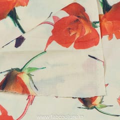 Floral Spun Print Fabric