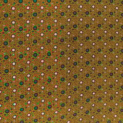 Mustard Colour Kantha Dobbi Ajarakh Printed Fabric