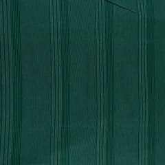 Bottel Green Rayon Kantha Dobby Strips fabric