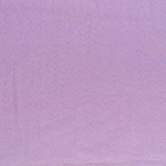 Pink Colour Georgette Thread With Sequins Embroidered Fabric