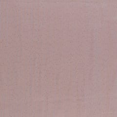 Peach Colour Georgette Thread With Sequins Embroidered Fabric