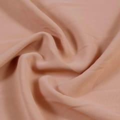 Peach Colour BSY Crepe Spandex fabric