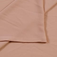 Peach Colour BSY Crepe Spandex fabric