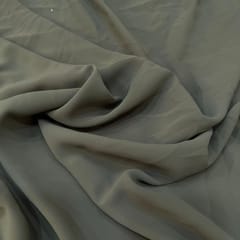 Olive Green Colour BSY Crepe Spandex fabric