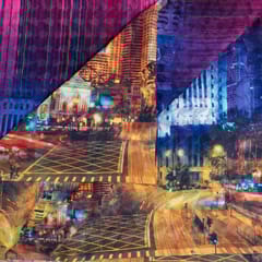 MultiColour Georgette Digital Printed Fabric