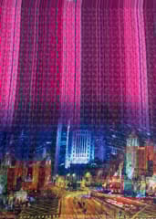 MultiColour Georgette Digital Printed Fabric