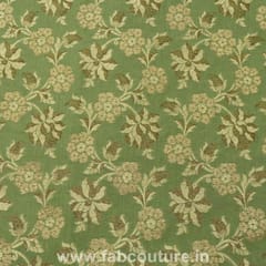Green Kimkhab Brocade fabric