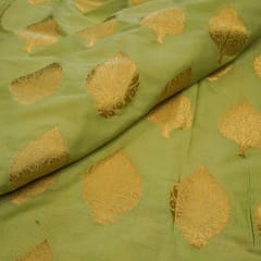 Green Kimkhab Brocade fabric