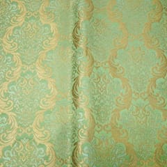Green Kimkhab Brocade fabric