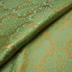 Green Kimkhab Brocade fabric