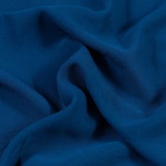 Teal Green Colour Double Georgette Lycra fabric