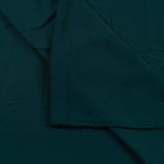 Bottel Green Colour Double Georgette Lycra fabric