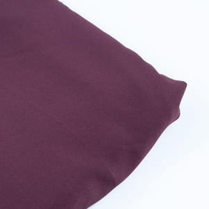 Wine Colour Double Georgette Lycra fabric