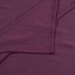 Wine Colour Double Georgette Lycra fabric