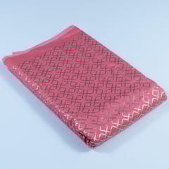 Gajree Colour Chanderi Gota Embroidered Fabric