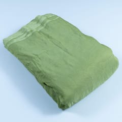 Green Colour Crush Art Tissue Silk fabric