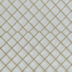 White Dyeable Georgette Gota Embroidey