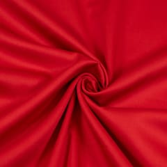 Red Colour Zara Cotton Silk fabric