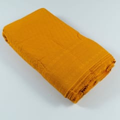 Mustard Colour Big width Rayon chikan fabric