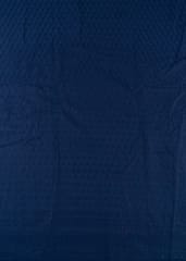Navy Blue Colour Big width Rayon chikan fabric
