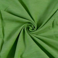 Parrot Green Colour Rayon Slub fabric