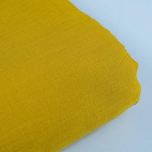 Mustard Colour Rayon Slub fabric