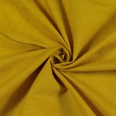 Mustard Colour Rayon Slub fabric