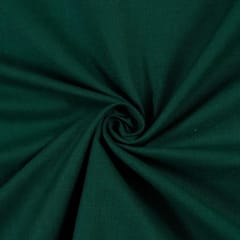 Bottel Green Colour Rayon Slub fabric