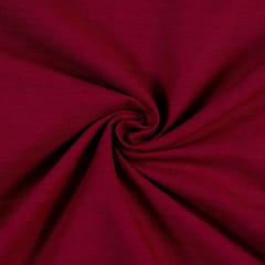 Marron Colour Rayon Slub fabric