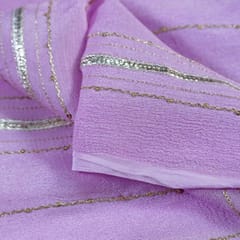 Move Colour Chinon Chiffon Embroidered Fabric