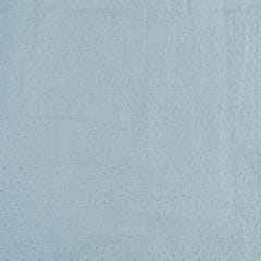 White Dyeable Cotton Chikan fabric