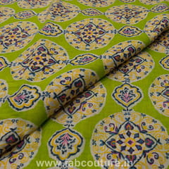 Dazzle Cotton Slub Printed Fabric