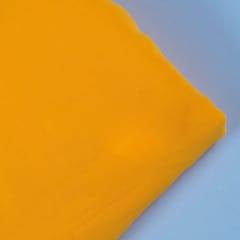 Mango Yellow Poly Georgette fabric