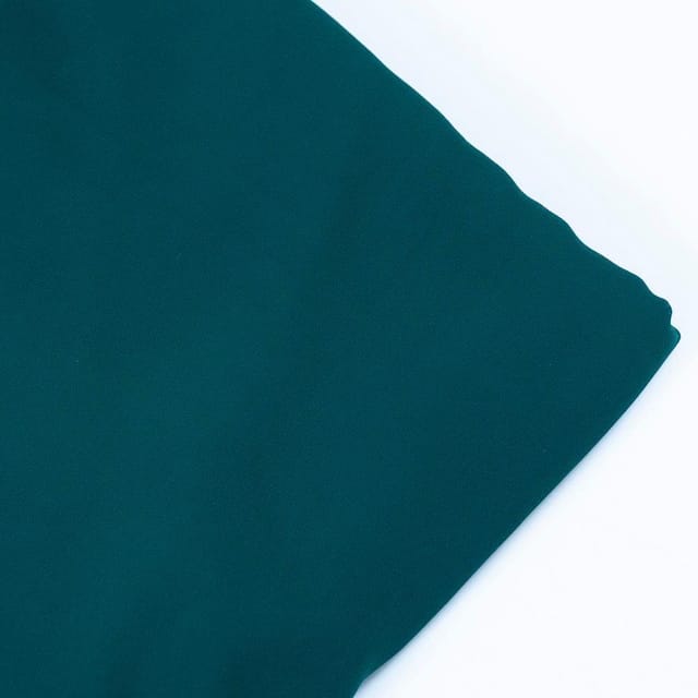 Bottel Green Poly Georgette fabric