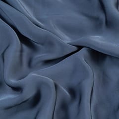 Navy Blue Colour Marina Satin fabric