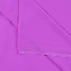 Pink Colour Poly Georgette fabric