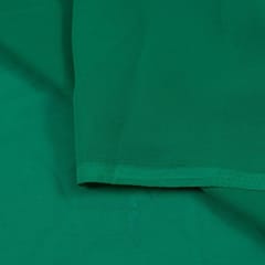 Green Colour Poly Georgette fabric