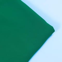 Green Colour Poly Georgette fabric