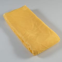 Lemon Yellow Colour Kota Doria Checks fabric