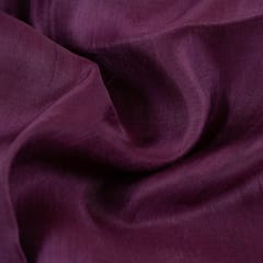 Wine Colour Linen Satin fabric