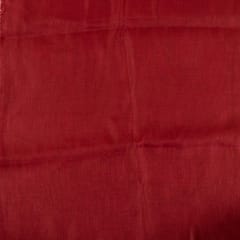 Maroon Colour Linen Satin fabric